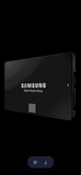 Samsung 870 EVO 250GB SSD, 2.5 inch internal solid state drive with sleek black design.
