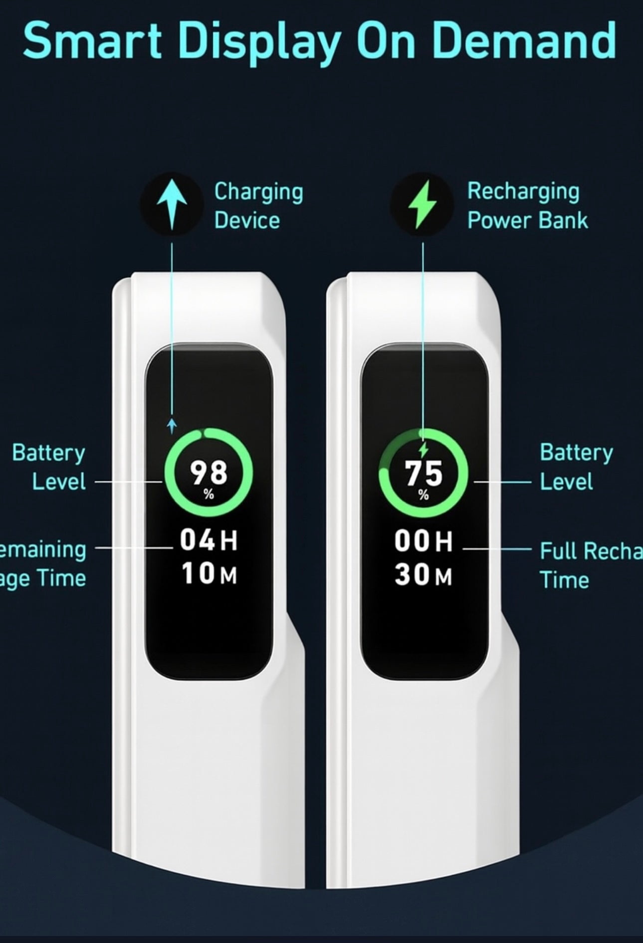 Anker MagGo Power Bank – Qi2 Certified 15W MagSafe Charger with Smart Display & Foldable Stand