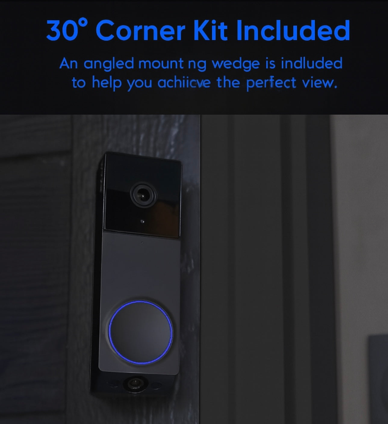 WYZE Wireless Dual Camera Video Doorbell with Chime - Battery Powered, 2K HD, Package & Person Detection, 2-Way Audio, Color Night Vision, Smart Home Compatible