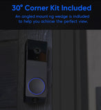 WYZE Wireless Dual Camera Video Doorbell with Chime - Battery Powered, 2K HD, Package & Person Detection, 2-Way Audio, Color Night Vision, Smart Home Compatible