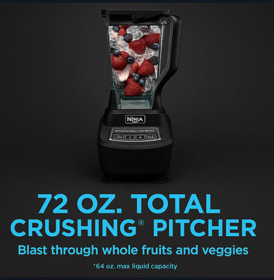 bl770– Blender & Food Processor  72oz Pitcher, 8-Cup Bowl, (2) 16oz Cups | Ice Crushing, Smoothies, Dough