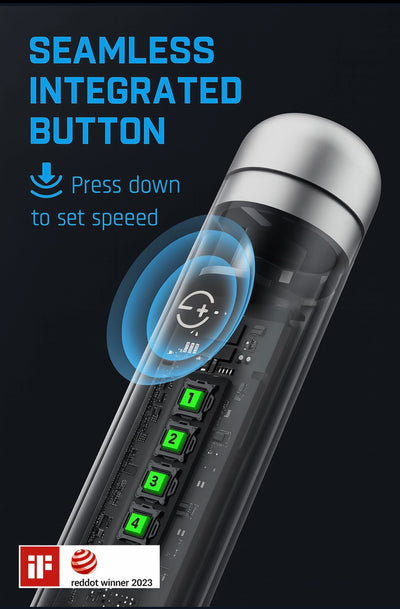 Fanttik F2 Master Mini Cordless Rotary Tool Kit – Brushless Motor, 5-Speed, 25,000 RPM, Revostor Hub, 35 Accessories – Precision Tool for 3D Printing, Sanding, Polishing, Carving & DIY Crafts