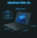 Lenovo IdeaPad Slim 3X (2025) – Copilot+ PC | 15.3” WUXGA | Snapdragon X | 16GB RAM | 512GB SSD | Everyday AI Laptop