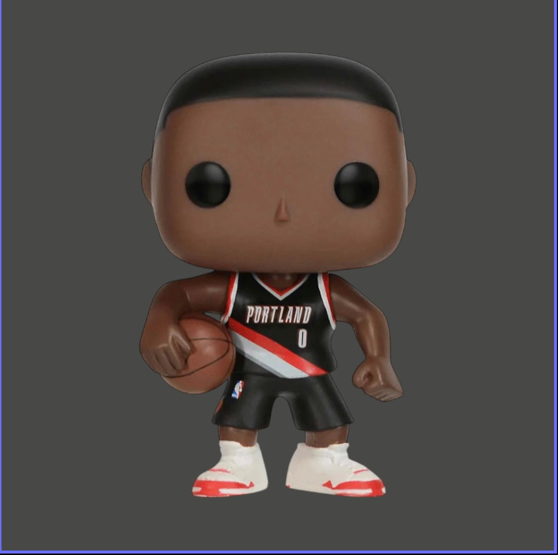 Funko Pop! NBA: Damian Lillard #30 – Portland Trail Blazers Vinyl Figure (Pop Life First Edition, with Protector)