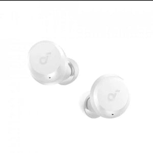 Anker Soundcore A25i Wireless Earbuds in charging case, highlighting 9 hours playtime and 28 hours total battery life.