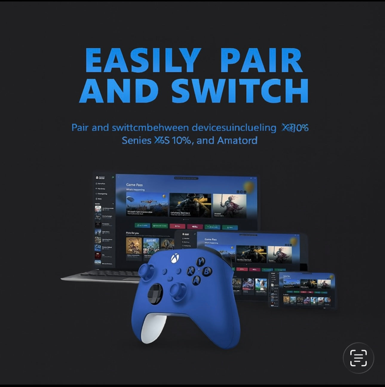 Xbox Wireless Controller – Bluetooth, USB‑C, Textured Grip, Works with Xbox, PC & Cloud Gaming