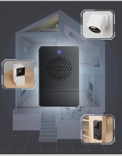 WYZE Wireless Dual Camera Video Doorbell with Chime - Battery Powered, 2K HD, Package & Person Detection, 2-Way Audio, Color Night Vision, Smart Home Compatible