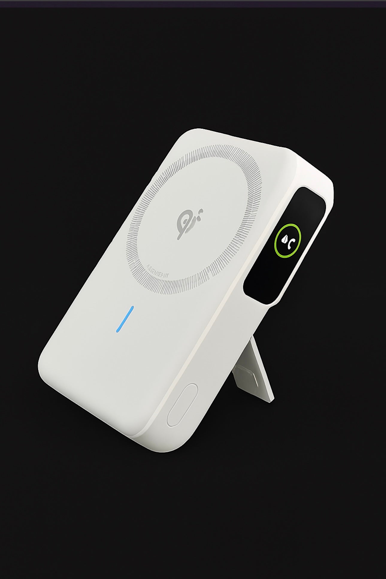 Anker MagGo Power Bank – Qi2 Certified 15W MagSafe Charger with Smart Display & Foldable Stand