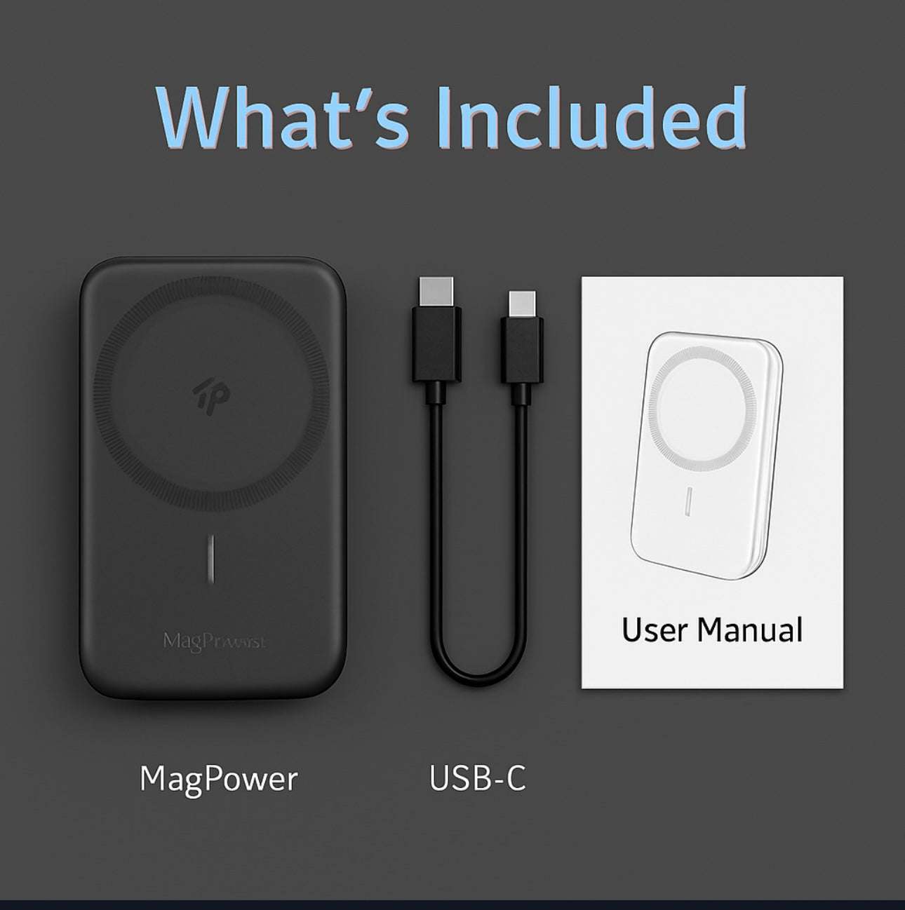 Anker Mag-Go 10K Power Bank – 15W Qi2 Wireless Charger with Built-In Stand