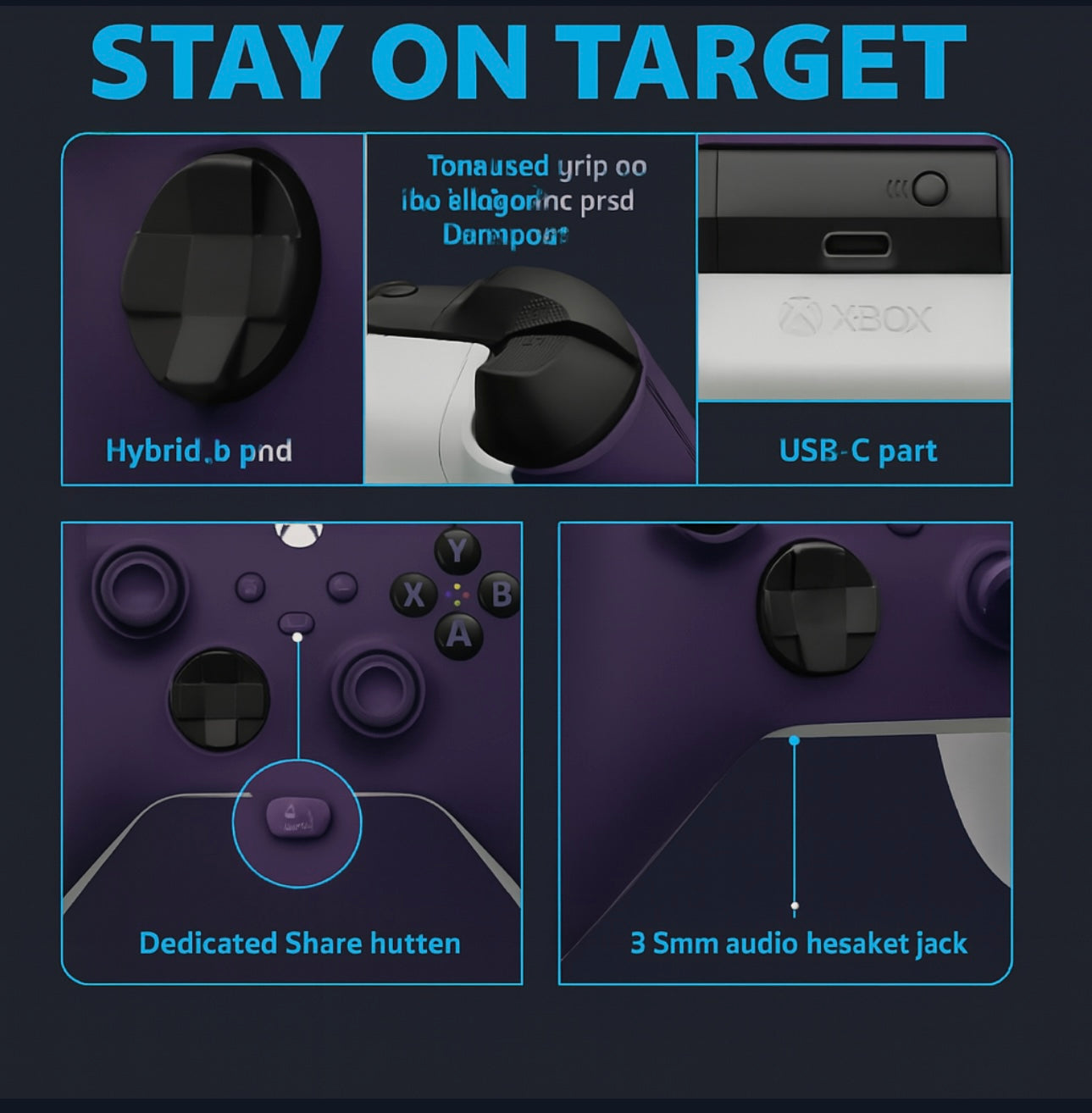 Xbox Wireless Controller – Bluetooth, USB‑C, Textured Grip, Works with Xbox, PC & Cloud Gaming