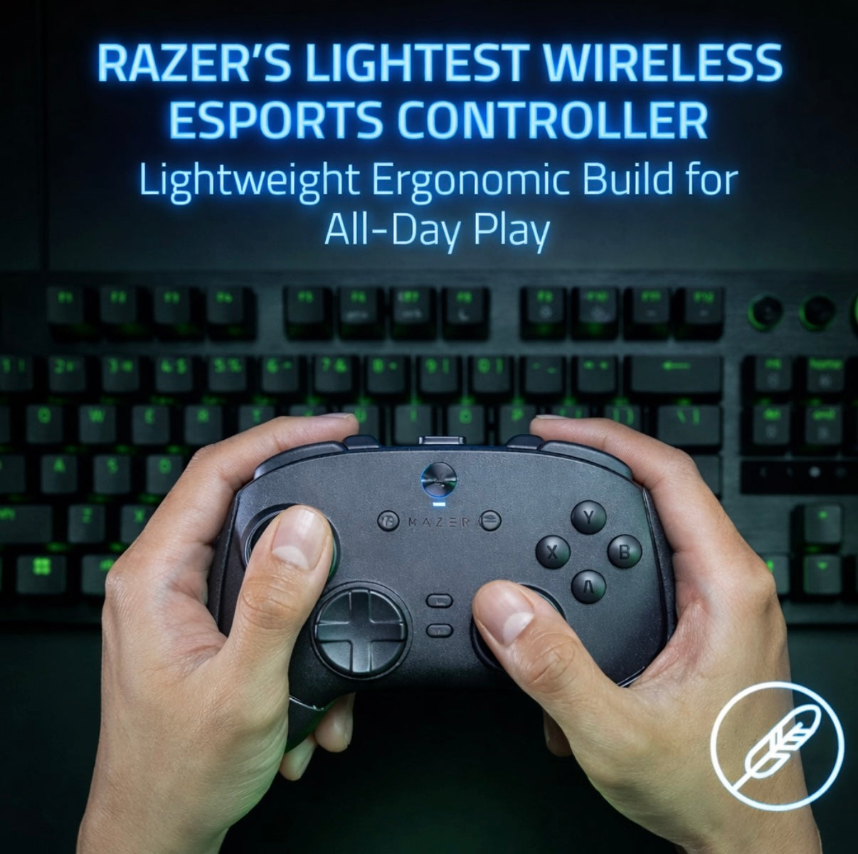 Razer Wolverine V3 Pro 8K Wireless Gaming Controller – 8000 Hz Polling, TMR Thumbsticks, Swappable Caps, 6 Remappable Buttons, Fast Triggers, 36‑Hr Battery, Carrying Case – Black