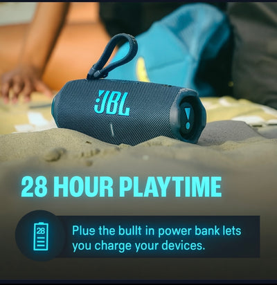 JBL Charge 6 Portable Bluetooth Speaker + divvi! Protective Hardshell Case Bundle – Waterproof, Powerful Bass, Travel-Ready