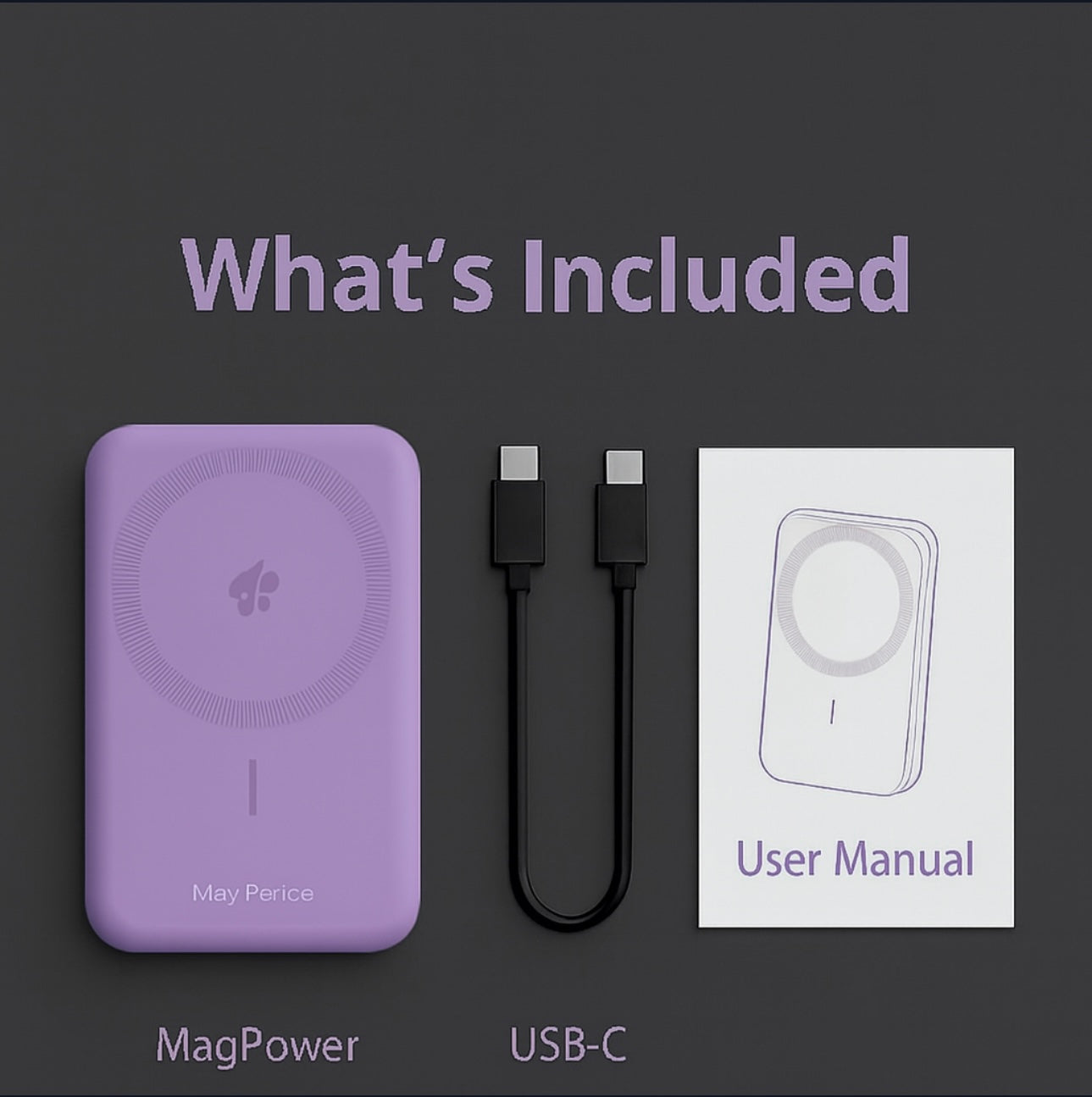 Anker MagGo Power Bank – Qi2 Certified 15W MagSafe Charger with Smart Display & Foldable Stand
