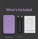 Magsafe Charger Duo – 15W Wireless Power Bank with Built-In Stand