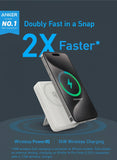 Magsafe Charger Duo – 15W Wireless Power Bank with Built-In Stand