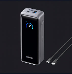 Anker Prime 26250mAh Power Bank, 300W 3-Port Portable Charger, TSA-Approved, App-Controlled USB-C PD for MacBook, iPhone 17/16, Travel & Work (Base Not Included)