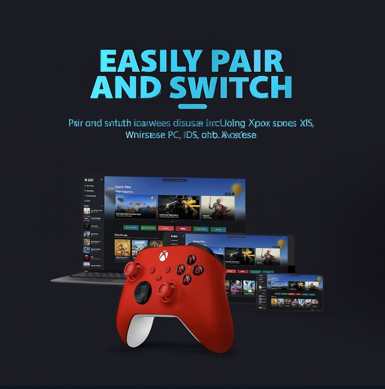 Xbox Wireless Controller – Bluetooth, USB‑C, Textured Grip, Works with Xbox, PC & Cloud Gaming