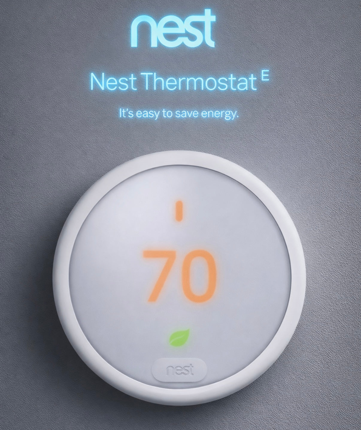 Nest Thermostat E – Programmable Smart Thermostat (T4002ES), WiFi App Control, Works with Alexa & Google Assistant, Frosted White