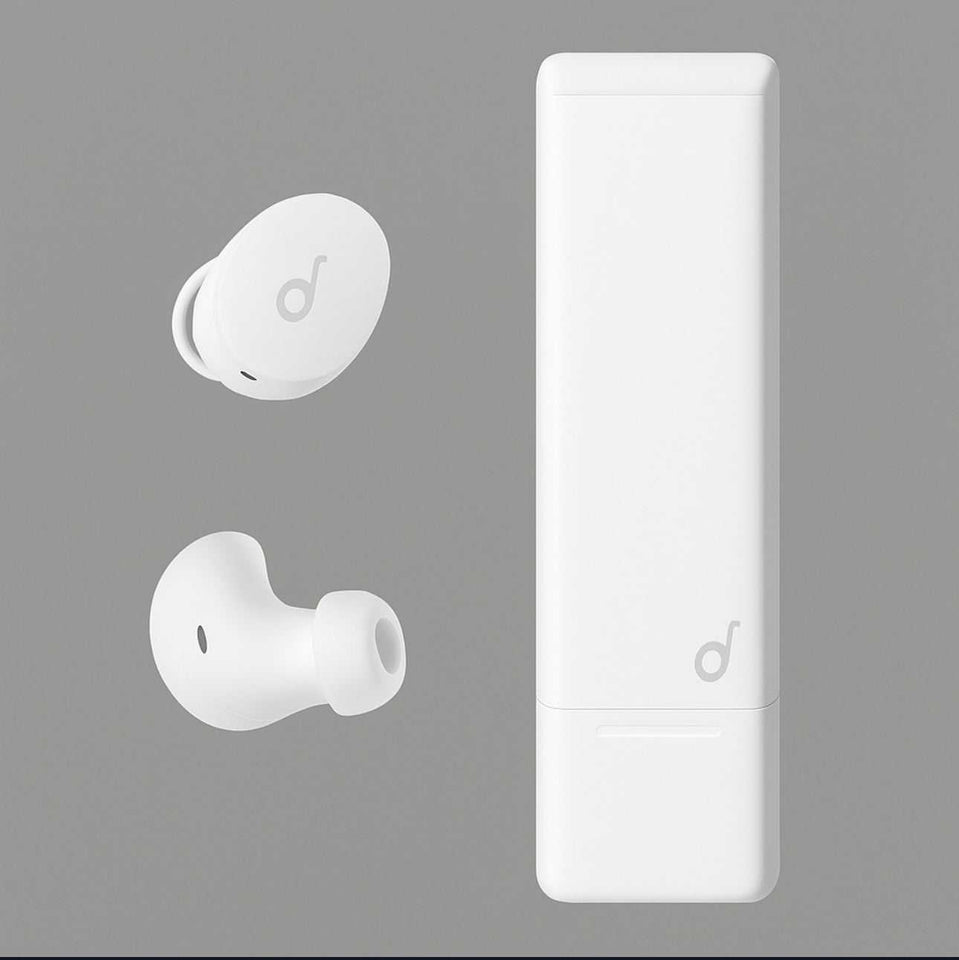 Anker Soundcore A30L true wireless earbuds with charging case, featuring stylish design and compact size.