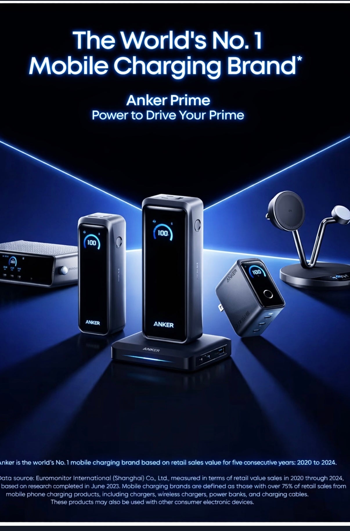 Anker Prime 26250mAh Power Bank, 300W 3-Port Portable Charger, TSA-Approved, App-Controlled USB-C PD for MacBook
