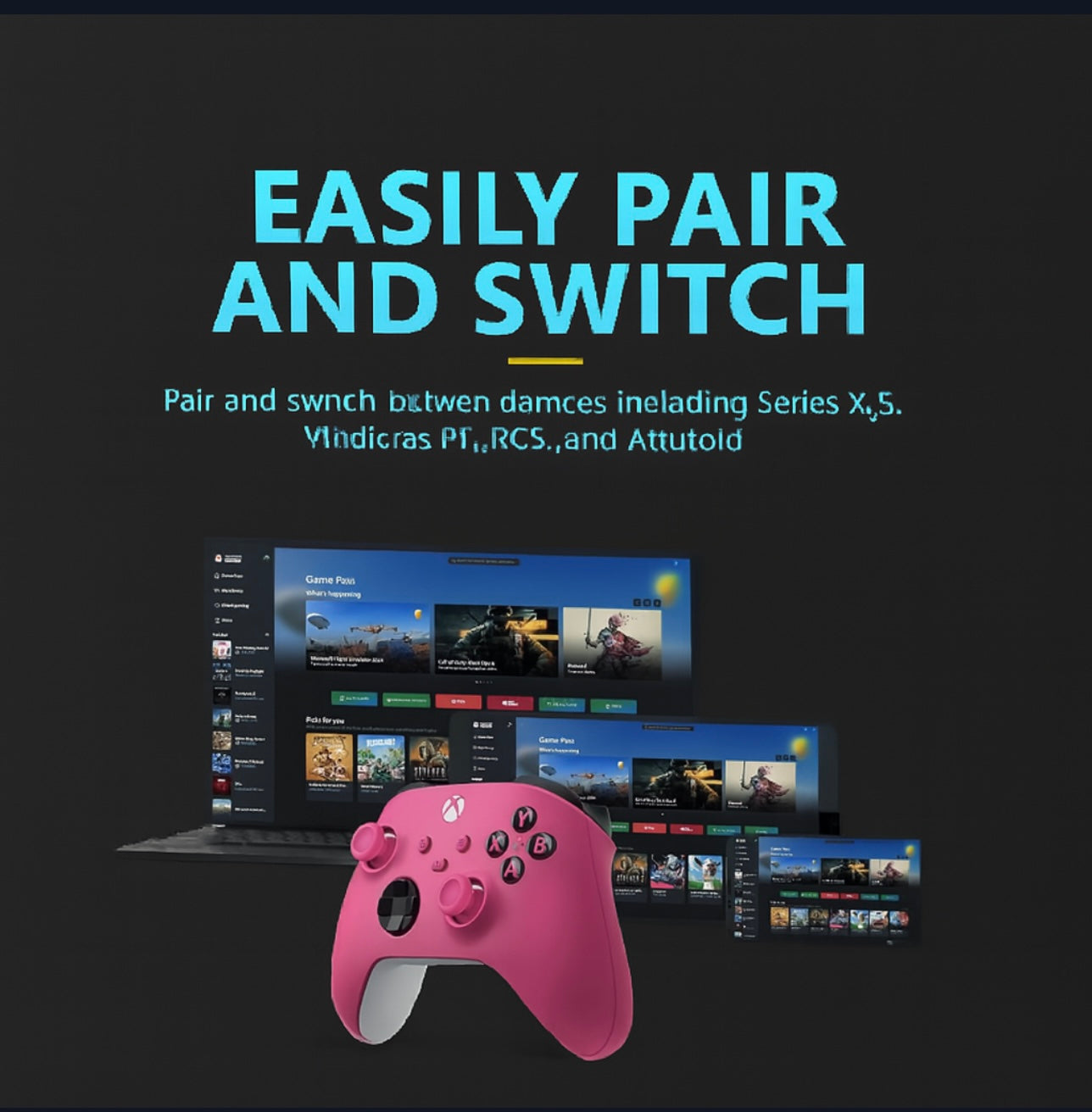 Xbox Wireless Controller – Bluetooth, USB‑C, Textured Grip, Works with Xbox, PC & Cloud Gaming