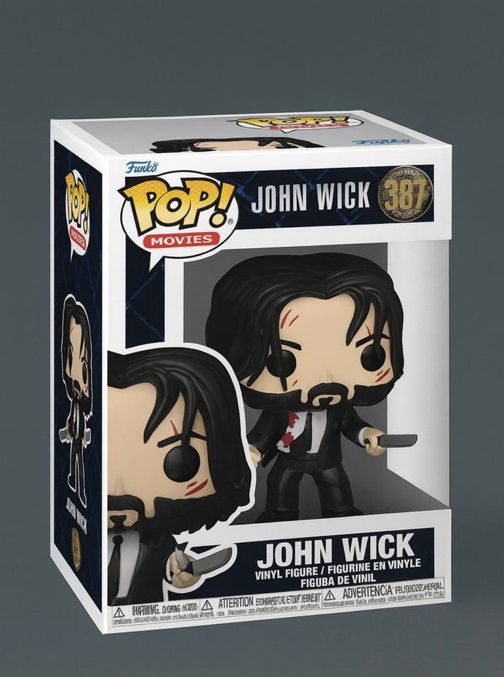 POP Movies: John Wick S6 – John Wick #1763 Funko Pop Vinyl Figure (Includes Protector)