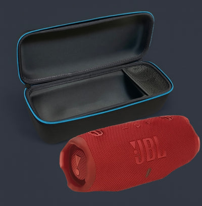 JBL Charge 6 Portable Bluetooth Speaker + divvi! Protective Hardshell Case Bundle – Waterproof, Powerful Bass, Travel-Ready