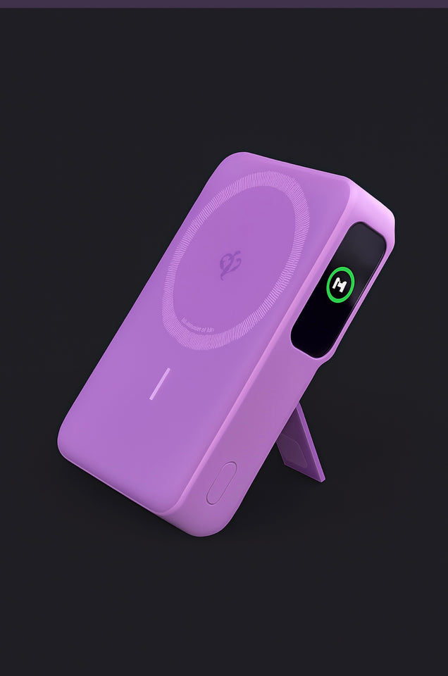 Magsafe Charger Duo – 15W Wireless Power Bank with Built-In Stand