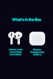 Apple AirPods 4 Wireless Earbuds with Bluetooth, ANC, USB-C Charging Case, H2 Chip, Spatial Audio
