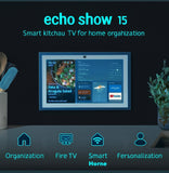Echo Show– Smart Kitchen TV with Alexa & Fire TV – Full HD Display for Home