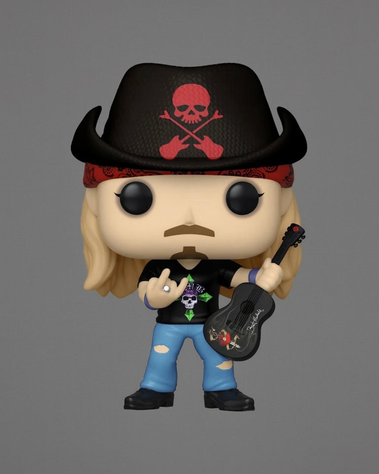 Funko Pop Rocks Bret Michaels #207 Chase Edition with Pop Protector