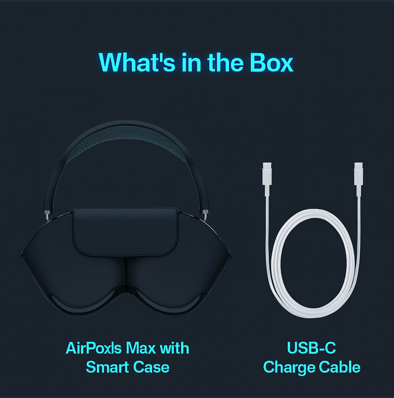 Apple AirPods Max Wireless Over-Ear Headphones – Noise Cancelling, Spatial Audio, USB-C, Bluetooth for iPhone