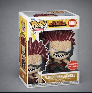 Funko Pop! My Hero Academia – Eijiro Kirishima Inquebrantable (Metálico) #1009 Edición Especial Exclusiva