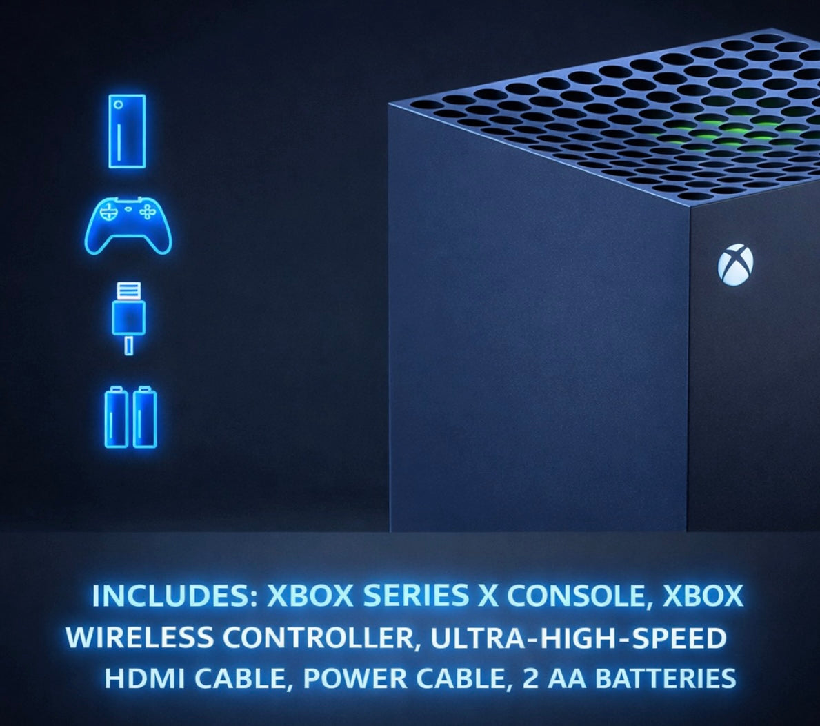 Xbox Series X – 1TB SSD, 4K 120FPS Next‑Gen Gaming Console with Wireless Controller – Carbon Black