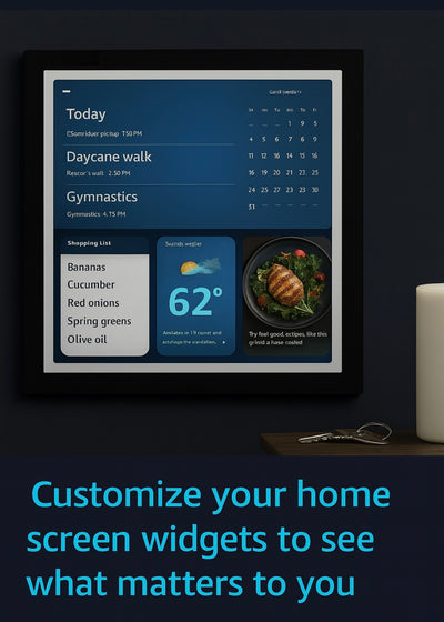 Echo Show– Smart Kitchen TV with Alexa & Fire TV – Full HD Display for Home
