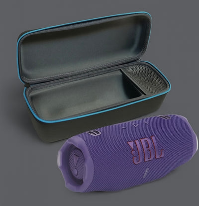 JBL Charge 6 Portable Bluetooth Speaker + divvi! Protective Hardshell Case Bundle – Waterproof, Powerful Bass, Travel-Ready