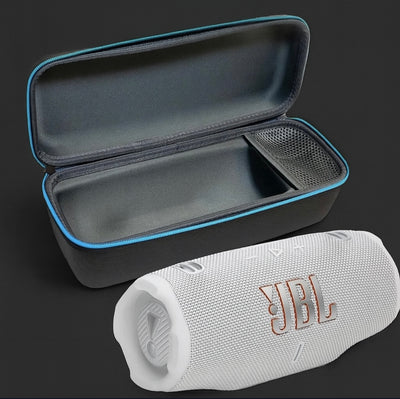 JBL Charge 6 Portable Bluetooth Speaker + divvi! Protective Hardshell Case Bundle – Waterproof, Powerful Bass, Travel-Ready