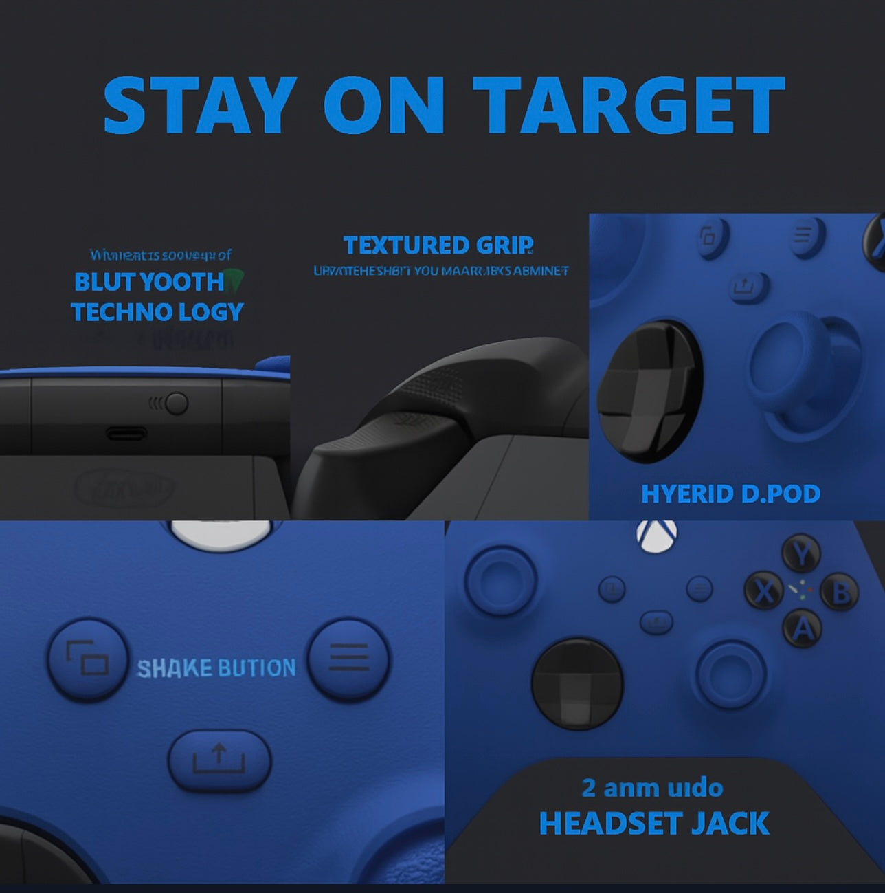 Xbox Wireless Controller – Bluetooth, USB‑C, Textured Grip, Works with Xbox, PC & Cloud Gaming