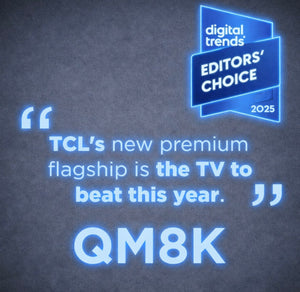 TCL 75-Inch QM8K Series Mini‑LED QLED 4K HDR Google TV | 144Hz, Dolby Atmos, Anti‑Reflective Screen, Voice Remote, Gaming + Soundbar Bundle