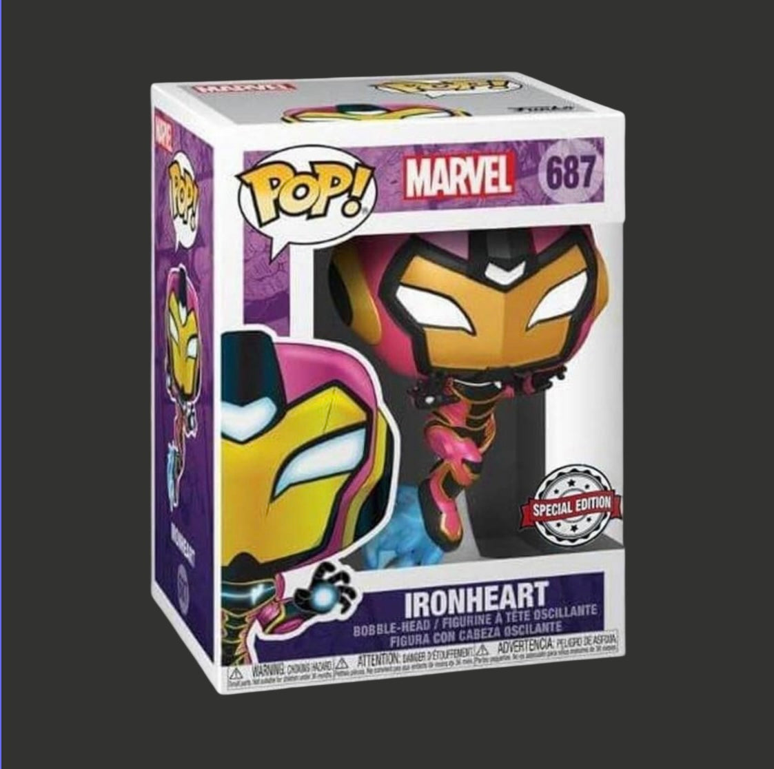 Funko Pop! Marvel – Iron Man: Ironheart #687 Exclusive Vinyl Figure