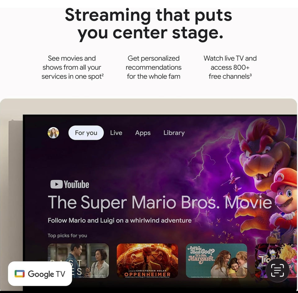 Google TV streamer for smart home