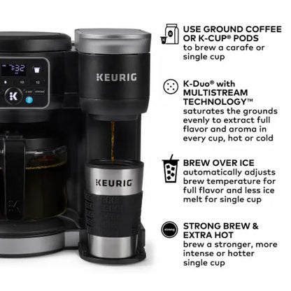 Keurig K-Dou Coffee Maker - Single Serve & Carafe Brewer With Strength Control