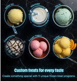 Ninja CREAMi Deluxe NC501 – 11‑in‑1 Ice Cream Maker with XL 24oz Tubs, Sorbet, Gelato, Milkshakes & Frozen Yogurt – Silver